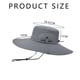 thumbnail image 2 of Sombrero de sol para hombres/mujeres, impermeable de ala ancha, sombrero plegable Boonie para pesca, senderismo, jardín, 2 of 5