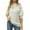 White, variant on Herrnalise Womens 2024 Turtleneck Sweaters Cable Knit Long Sleeve Pullover Sweater Jumper Black,S