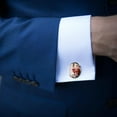 thumbnail image 3 of Valentine's Day Sophisticated Stainless Steel Cufflink Set for Men - Versatile Styling for Formal Attire - for Office Meetings and Special Occasions, 3 of 6