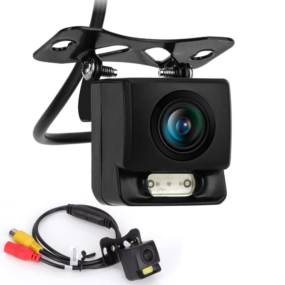 Pyle PLCM11 - Rearview Back-Up Camera - Parking Reverse Cam with Distance Scale Line Display, Night Vision, Waterproof