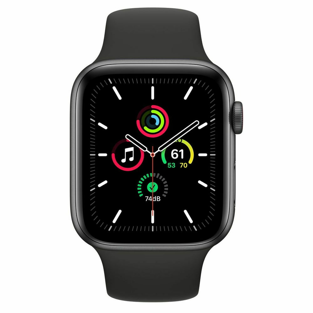Like New Apple Watch Series SE 40mm GPS Aluminum Space Gray Case Black