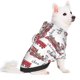 thumbnail image 2 of Fotbe Retro Train Sudadera con Estampado para Perros Pequeños – Suéter con Capucha para Mascotas, Tela Suave de Forro Polar con Bolsillo-Medium, 2 of 7