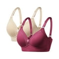 thumbnail image 1 of Puntoco Sujetadores cómodos para mujer Sujetadores de mujer Ropa interior con aros Sujetadores de una pieza Ropa interior de uso diario Sujetadores, 1 of 4