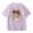 C656/Purple, variant on XIYON Girl's T Shirts Cool Cartoon Bunny Graphic Short Sleeve T Shirt For Girls Casual Summer Top Tee Shirt Casual Tshirts 11-12 Years