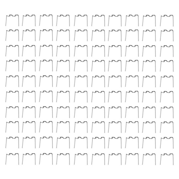 Grapas de grapadora caliente de 100 piezas para kit de soldadura de plástico automotriz (en forma de S-0.8 mm) Ehuebsd Para estrenar