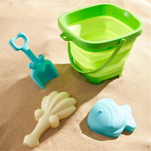 Toy Store Pool Toys Play Sandpit Kit Beach Bucket And Shovel Set As Kids' Foldable Plastic Bucket Outdoors