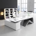 thumbnail image 2 of Standing Living Room Office Desk Supplies Executive Modern Luxury Computer Desks Legs Floor Mesa De Computador Home Furniture My Lux Decor Round, 2 of 7