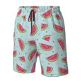 thumbnail image 5 of Kdxio Watermelon Pattern Mens Casual Shorts - Drawstring Summer Beach Sports Shorts for Men, 5 of 9