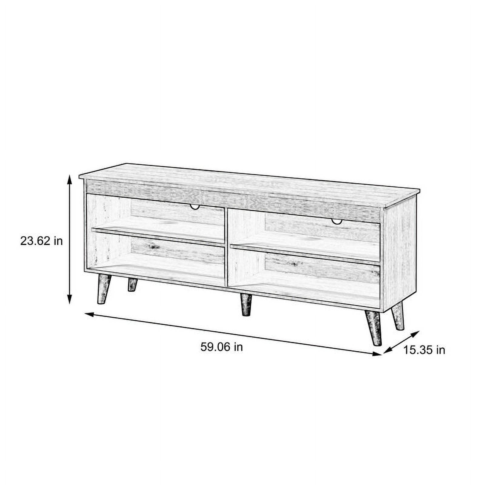 Uspridefurniture Menke TV Stand, Beige