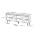 thumbnail image 2 of Uspridefurniture Menke TV Stand, Brown, 2 of 5