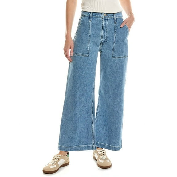 HUDSON Jeans womens  Jodie West Lake Wide Leg Jean, 26, Blue