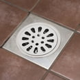 thumbnail image 3 of Drenaje de Piso de Acero inoxidable, Resistencia a la erosión redonda de Uso de Piso Seco y Húmedo para El Baño, 3 of 7
