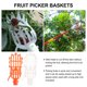 thumbnail image 4 of 2pcs Fruit Picker Cestas Garden Fruits Árbol Catcher Picador de mango naranja sin poste, 4 of 5