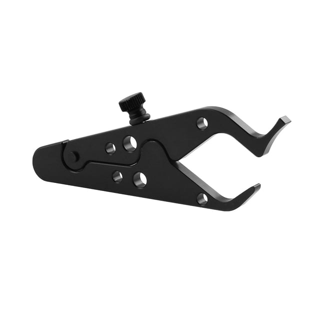 BESTYASH 1Set Black Aluminum Motorcycle Handle Retainer for Throttle Grips and Cruise Control Usage