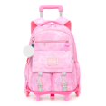 thumbnail image 1 of Bolsa Escolar Extraíble Para Estudiantes De Alta Capacidad Impermeable Para Niñas Mochila Con Ruedas Equipaje De Viaje Para Niños, 1 of 4