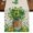 Green Gold Beige, variant on Table Runners 36 Inches Long Dress Scarves, St. Patrick's Day Farmhouse Kitchen Table Runner, Short Coffee Tablerunners, Spring Botanical Clovers Coin Green Check 13x36 Inch