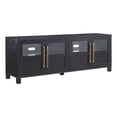 thumbnail image 1 of Henn&Hart Transitional Engineered Wood TV Stand for TVs up to 75" in Black, 1 of 4