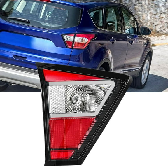 Nilight Taillight Assembly Compatible with 2017 2018 2019 Ford Escape Kuga Inner Rear Lamp Replacement OE Style LED and halogen bulbs Driver Side