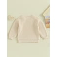 thumbnail image 4 of Suealasg Toddler Boys Girls Sweaters 3M 6M 9M 12M 18M 24M 2T 3T Kids Long Sleeve Solid Color Knit Warm Pullovers Tops Casual Fall Knitwear Clothes for Baby Boys Girls, 4 of 9
