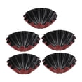 thumbnail image 6 of LOLIPPYY 5Pcs Creative Stainless Steel Cake Baking Mold Red for Home Kitchen Use, 6 of 8