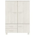 thumbnail image 3 of vidaXL Wardrobe White Solid Pine Wood, MDF Medium Wardrobe Rectangular, 3 of 9