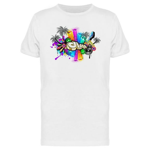 Disco Icons T-Shirt Men -Image by Shutterstock, Male 3X-Large