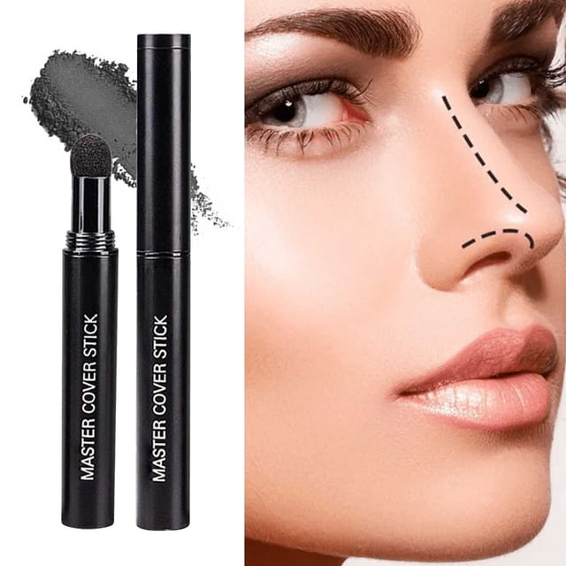 Eyebrow Pencil Hairline Contouring Brow Powder Stick Hair Shadow Stick Brow Powder Filling Forehead Hair Volume Plumping Shadow Anti Sweat Eyebrow Pencil Loose Powder Makeup Tools, Eyebrow Pencil for