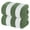Green, variant on White Classic Luxury Cabana Stripe Cotton Beach Towels, Beige, 35 x 70, 2 Pack