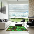 thumbnail image 7 of Ahgly Company Machine Washable Indoor Rectangle Transitional Chocolate Brown Area Rugs, 2' x 3', 7 of 7