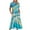 Light Blue, variant on Penkiiy Women's Summer Casual Short Sleeve Crewneck Marble Print Dress Casual Flowy Tiered Maxi Beach Dress With Pockets L Purple