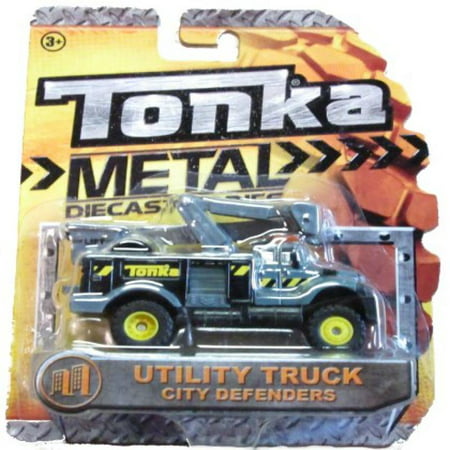 Tonka Metal Diecast Bodies - City Defenders - Utility Truck (Best Utility Truck Body)