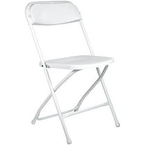 Plastic Folding Chair, 10 Pack, 650lb Weight Capacity - Indoor Outdoor, Portable, Stackable with Steel Frame - for Events, Office, Wedding, Party, Picnic, Kitchen, Dining$$Furniture