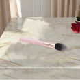 thumbnail image 4 of Unique Bargains 1 Pc Durable Blush Brush Pink Nylon Hair Aluminum Tube Plastic Handle, 4 of 5