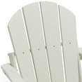 thumbnail image 3 of Westin Outdoor Braxton Folding Plastic Adirondack Chair (Set of 4), White, 3 of 14