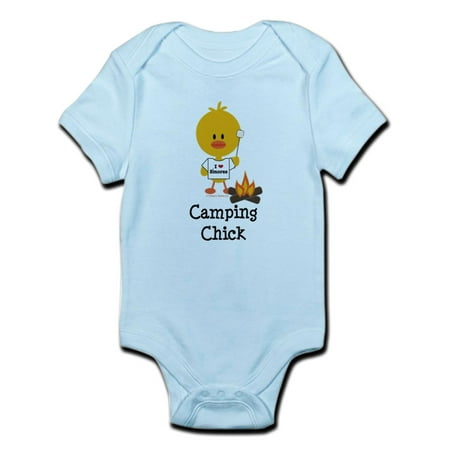 

CafePress - Camping Chick Infant Bodysuit - Baby Light Bodysuit