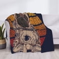 thumbnail image 3 of Yiaed Pug dog Yoga Print Blanket Throw Blanket Soft Cozy Flannel Blanket for Home Bed Sofa Couch Chair-60"x50", 3 of 6