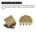 thumbnail image 4 of Unique Bargains 600Pack Ribbon Crimp Clamp Ends 6mm Cord End Clasp for DIY Craft 6 Colors, 4 of 7