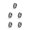thumbnail image 3 of Sonducket Anillo giratorio Anillos de banda de moda giratorios Joyería de mano ancha Encanto Hombres Pareja Accesorios hechos a mano Adornos Type2 NO2, 3 of 6