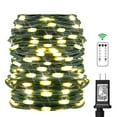 thumbnail image 1 of Luces De Cadena De Alambre De Cobre 23 Metros 200 Luces Led De Jardín Control Remoto 8 Modos Ip67 Luces Impermeables Para Árbol De Navidad Jardín Fiesta En Casa Minnieouse HA037455-00, 1 of 6