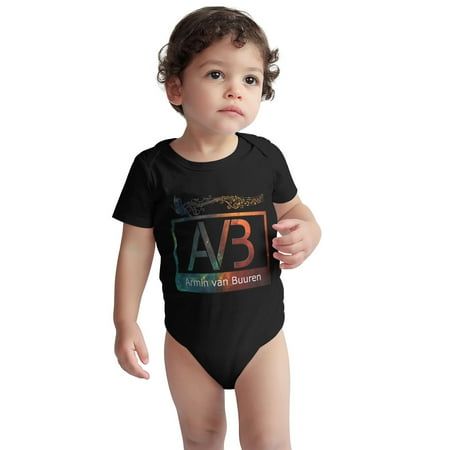 

Armin Baby Onesie Van Buuren DJ Toddler Baby Boys Girls Short-Sleeve Bodysuits Cotton Romper Black 12 Months