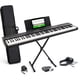 thumbnail image 1 of Teclado y piano Alesis de 88 teclas con 480 sonidos, altavoces y más, 1 of 19