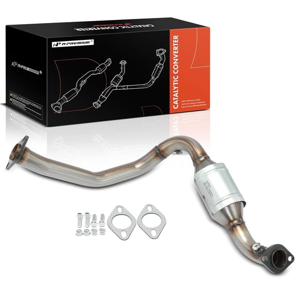 A-Premium Rear Left Catalytic Converter Kit Direct-Fit Compatible with Toyota 4Runner 2003-2012, FJ Cruiser 2007-2012, 4.0L, EPA Compliant