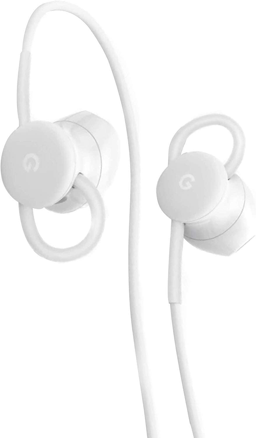 oscuridad Activo Casi muerto Google Earbuds USB-C Wired Digital Headset Type-C for Pixel Phones -  Microphone and Volume Control - White - Walmart.com