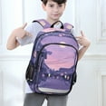 thumbnail image 6 of FORMRS Unisex School Backpack 17" Student Travel Bag with Laptop Compartment, Black Cat Walking, 6 of 7