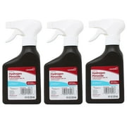 Leader Hydrogen Peroxide First Aid Antiseptic Topical Solution USP, 3% Spray Bottle 8 fl oz - 3 Pack