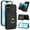 Black, variant on Wallet Case with Card Holder for iPhone 16 Plus, 360° Rotation Ring Kickstand Magnetic Clasp and Durable Shockproof Cover