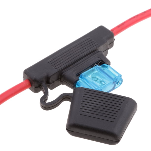 Portafusibles ATO/ATC en línea 12AWG con fusible de hoja de 30 amperios Portafusibles ATO/ATC en línea 12AWG con fusible de hoja de 30 amperios