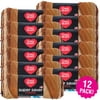 Red Heart Super Saver Yarn - Latte Stripe, Multipack of 12