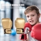 thumbnail image 3 of Guantes Boxeo 2 Piezas Entrenamiento Kickboxing para Niñas Jóvenes (oro), 3 of 9