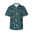 thumbnail image 2 of Goofa Vintage Floral Hawaiian Shirt for Men, Unisex Summer Beach Casual Short Sleeve Button Down Shirts,Aloha Tropical Floral print shirt-Medium, 2 of 9